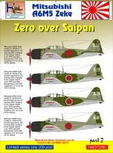 1/72 Decals Mitsubishi A6M5 Zeke over Saipan Pt.1