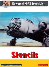 1/72 Stencils Kawasaki Ki-48 Sokei