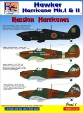 1/72 Decals Russian Hurricanes Part 1