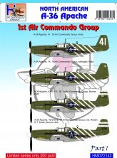 H-Model North-American A-36 Decals 1/72 H-Model North-American A-36 Decals 1/72
