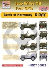 1/35 Decals J.Willys MB/Ford GPW Normandy D-Day