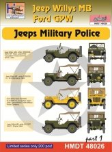 1/48 Decals Jeep Willys MB/Ford GPW Military Police 1