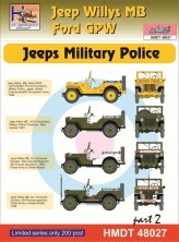 1/48 Decals Jeep Willys MB/Ford GPW Military Police 2
