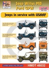 1/48 Decals Jeep Willys MB/Ford GPW in USAAF service