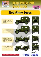 1/35 Decals Jeep Willys MB/Ford GPW Red Army 2