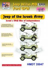 1/35 Willys Jeep MB/U.S. Ford Gpw Israeli Army, Independence war