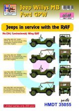 1/35 Willys Jeep MB/U.S. Ford Gpw Raf Jeeps, Pt.4