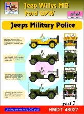 1/48 Willys Jeep MB/Ford GPW Military Police Part 2
