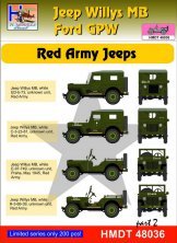 1/48 Decals Jeep Willys MB/Ford GPW Red Army 2