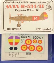 1/72 Decals Avia B-534/II