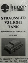 Hunor Product Straussler V3 Light Tank 1/72