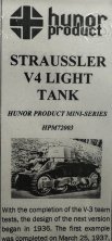 Hunor 1/72 Char L�ger Straussler V4 Kit impression 3D