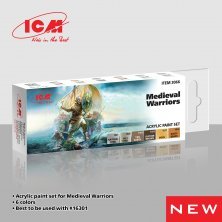 Medieval Warriors acrylic paint set