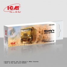 1/32, 1/35, 1/48, 1/700, 1/72 Montys Office Caravan 6 bottles 12