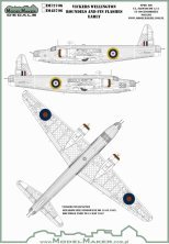 1/48 Vickers Wellington Roundels And Fin Flashes Early