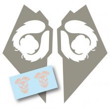 1/72 Iaf 101 Sq. F-16C B.40 Barak Tail Art Masking