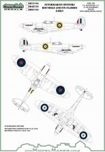 1/72 Supermarine Spitfire roundels and fin flashes-EARLY