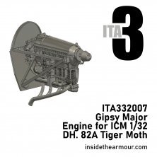 Inside the Armour Moteur Gipsy Major DH.82A Tiger Moth 1/32 Inside the Armour Moteur Gipsy Major DH.82A Tiger Moth 1/32