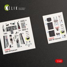 1/48 Mikoyan MiG-29A Fulcrum interior