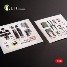 1/48 F-18C Hornet interior decals for Hasegawa