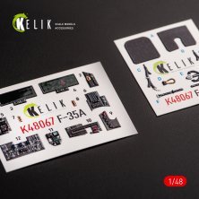 1/48 Lockheed-Martin F-35A interior decals for Tamiya
