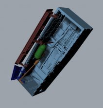 1/48 Grumman F-14A Tomcat Wheel Wells for Tamiya