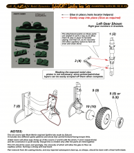 1/48 Landing Gear Spitfire Mk.VIII,IX,XVI