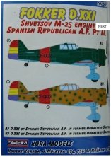 1/72 Fokker C.X M-25 Engine Conv.Set (Spanish Rep)