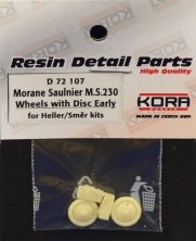 1/72 Wheels for M.S. 230 with disc