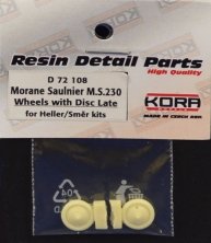 1/72 Wheels for M.S. 230 with disc