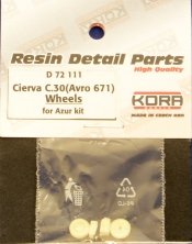 1/72 Wheels for Cierva C.30 / AVRO 671