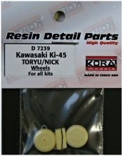 1/72 Wheels for Ki-45 TORYU/NICK