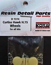 1/72 Wheels for Curtiss Hawk H.75