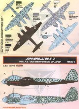 1/72 Ju 88 S-3 Conv.set&decal  Part I. (HAS,AMT)