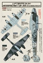 1/72 Messerschmitt Bf-110G-0 Ski  Conversion set & decal