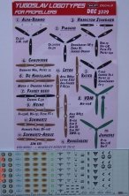 1/32 Yugoslav logo type for propeller