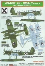 1/72 Decals Ar-196A-3 Akula (Bulgarian Service)