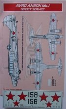 1/72 Decals Avro Anson Mk.I (Soviet Service)