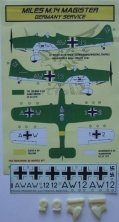 1/72 Decals Miles M.14 Magister (Germany Service)