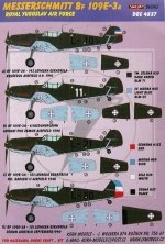 1/48 Decals Bf 109E-3A (Royal Yugoslav AF)