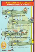 1/48 Decals Nakajima Ki-27b (Manchukuo AF) Part I