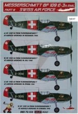 1/72 Decals Bf 109 E-3A Emil Part III (Swiss AF)