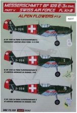 1/72 Decals Bf 109 E-3A Emil Part V (Swiss AF)