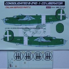 1/72 Decals Consolidated B-24D-1-CO Italian Pt.II