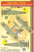 1/72 Decals Nakajima Type 91-1 (Manch.Aviat.Serv.)