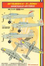 1/72 Decals Mitsubishi Ki-51 SONIA (Manchukuo AF)