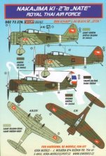 1/72 Decals Nakajima Ki-27B NATE (Royal Thai AF)
