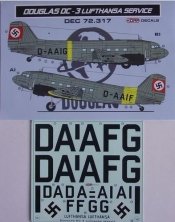1/72 Douglas DC-3 Lufthansa (for Airfix, Revell and ESCI)