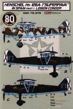 1/72 Decals Hs-126A-1 Superpava in Spain Vol.1