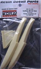 1/72 Scale Junkers W-34 Sea Floats Correction Set